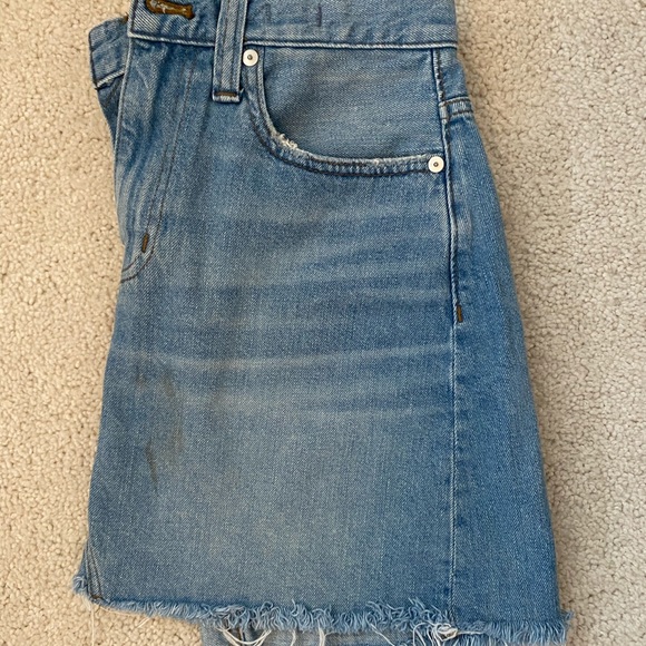 Madewell Rigid Denim A-Line Mini in Lovell - Picture 5 of 7